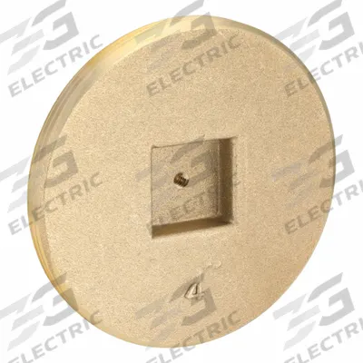 OATEY Plug: Slot Drive Plug, 4 in, NPT Threaded, Brass (MPN 42745) - Threaded High-Pressure Pipe Fittings