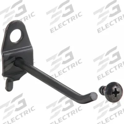 APPROVED VENDOR Single Rod Pegboard Hook: 1/4 in Peg Hole, For 1 in Pegboard Hole Spacing - Hooks for Round-Hole Pegboard