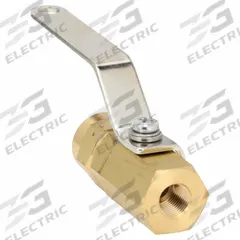 APPROVED VENDOR Manual Two-Way Ball Valve: 1/8 in, Brass, Straight, FNPT x FNPT, Full Port Ball Port (MPN 1WML2). Key specifications — Brand: APPROVED VENDOR; Handle: Lever.