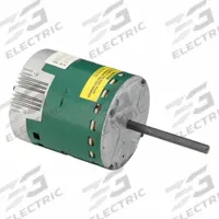 GENTEQ Direct Drive Blower Motor: Evergreen® IM, 48 Frame Size, Belly Band, ECM, Open Air Over (MPN 6005). Key specifications — Brand: GENTEQ; Manufacturer Part Number: 6005; ECM Motor Type: Constant Torque; Features: Dual Voltage by Plug Selection; For Motor Replacement: PSC Indoor Blower Motor; Frame Size: 48; Full Load Amps @ 60 Hz: 6.7/4.0 A; Includes: Adapters.