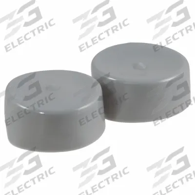 CURT Bearing Covers: Bearing Covers, 1 in Overall Lg, 2 in Overall Wd, 1 in Ht - Fleet and Vehicle Maintenance