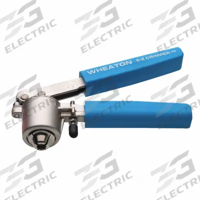 WHEATON Crimper: 20 mm For Vial Size, Manual, Aluminum Seals, Stainless Steel - Vial Top Crimpers