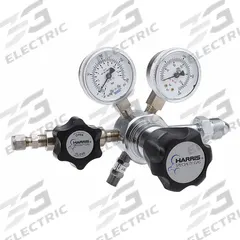 HARRIS High Purity Gas Regulator: Single Stage, CGA 320 Inlet, 1/4" Tube Outlet, 15 psig (MPN KH1126). Key specifications — Brand: HARRIS; Manufacturer Part Number: KH1126; Diaphragm Material: 316L Stainless Steel; Outlet Connection: 1/4" Tube; Inlet Connection: CGA 320.