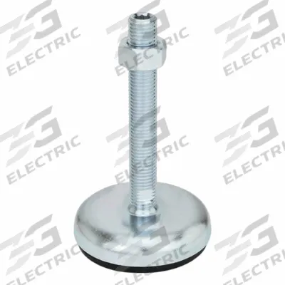 JW WINCO Male-End Leveling Mount: Swiveling Stud, 5/8"-11 Thread Size, 3.94 in - Non-Skid Male Leveling Mounts