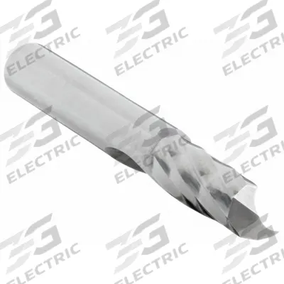 ONSRUD Solid Router Bit: Super Spiral O-Flute, 3/8" Cut Dia - Super Spiral O-Flute Router Bits for Plastics, Wood & Aluminum