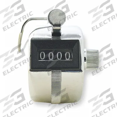 ENM Mechanical Tally Counter: Top Coming (TC), Handheld Mounting, 2 7/8 in H - Hand Tally Counters