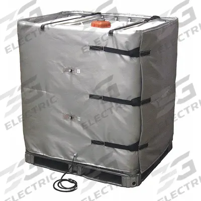 BRISKHEAT Tank Heaters: 115V AC, 1,440 W Watts, 0°F to 160°F, IP2X, IBC Totes - IBC Tote Blanket Heaters
