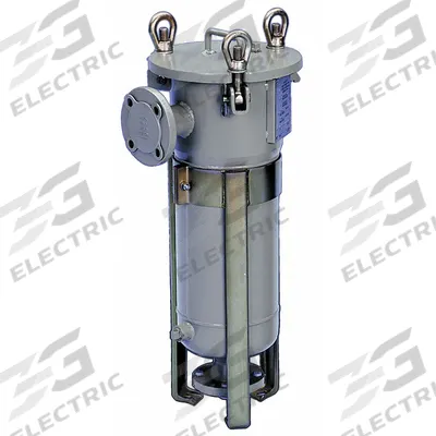Parker Water Filter Housing: 2 in, Flanged, 33 in Overall Ht, 14 1/2 in Overall Dia - Parker Water Filter Cartridge Housings