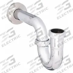 APPROVED VENDOR Trap: Brass, Chrome-Plated, Silver, 1 1/4 in Nominal Pipe Size, 11 1/2 in Overall Lg (MPN 1PNN4). Key specifications — Finish: Chrome-Plated; Includes: Slip Nut and Washer; Includes Cleanout: No; Brand: APPROVED VENDOR.