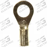 3M Ring Terminal: Bare, #10 Stud Size, 16 AWG to 14 AWG Wire Sizes, 1,000 V, Brazed Barrel & Seam (MPN M14-10RK). Key specifications — Brand: 3M.