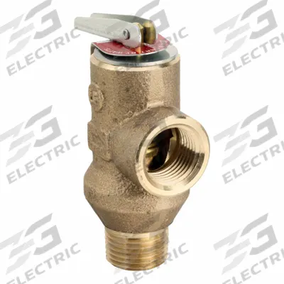 Watts Pressure Relief Valve: MNPT x FNPT, 1/2 in x 1/2 in, Bronze, 175 psi Max. Op Pressure - Non-Code Air, Inert Gas & Liquids Pressure Relief Valves