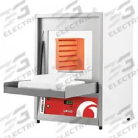 CARBOLITE Box Furnace: Gravity, 0.21 cu ft Capacity, 1,100°C Max Temp, 2,000 W Watt, +/-5°C, 1,100°C (MPN ELF11006-230SN). Key specifications — attr1027180: CARBOLITE; attr1027172: +/-5°C.