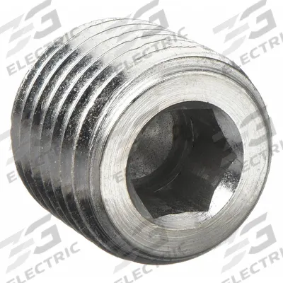 PARKER Plug: Cored Hex Drive Plug, Carbon Steel, 1/4 in, NPT Threaded - Threaded Instrumentation Extreme-Pressure Pipe Fittings