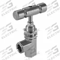 HAM-LET Plumbing Needle Valves: Angle Valve Body, 316 Stainless Steel, Integral Bonnet, FNPT x FNPT (MPN H-310U-SS-N-R-1/4-M-A). Key specifications — For Media: Liquid; Standards: ISO 15848-1; Brand: HAM-LET; Valve Series: H300U; Stem Type: Regulating; Connection Gender - Side 2: Female; Connection Gender - Side 1: Female; Connection Type - Side 1: NPT.