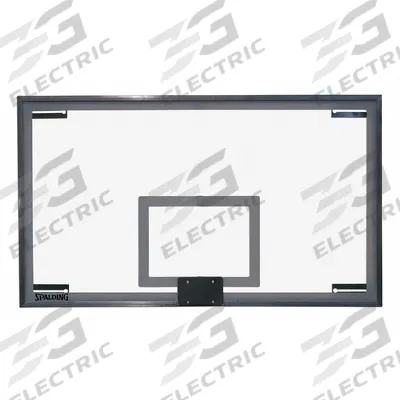 SPALDING Basketball Backboard: NCAA/NFHS, Tempered Glass - Basketball Backboards
