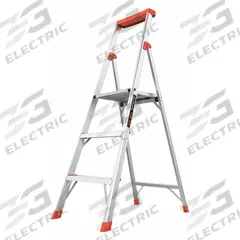 LITTLE GIANT Platform Stepladder: 5 ft Ladder Size, Aluminum, 300 lb Load Capacity, 12 lb Wt (MPN 15273-001). Key specifications — Brand: LITTLE GIANT; Included Features: Comfort Top Step.