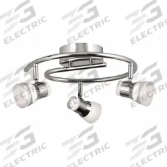 LED Fixed Rail: 1,277 lm_1,900 lm, 3000K, Polished Chrome, Frosted, 21 W, 120V AC (MPN GGEF1313L30D1PC). Key specifications — attr1262345: Polished Chrome; attr1262315: AFX INC.; attr1262319: Frosted; attr1262317: 3000K; attr1262346: 120V AC.