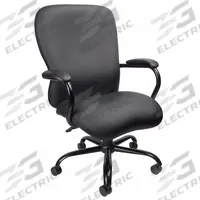 APPROVED VENDOR Office Chair: Black, Vinyl Material, 28 1/2 in Back Ht, 24 in Seat Wd, 21 in Seat Dp (MPN 6GNN9). Key specifications — attr982877: Black; attr982865: Black; attr982870: APPROVED VENDOR; attr982901: Black.