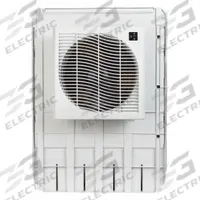 MASTERCOOL Window Evaporative Cooler: 1,600 sq ft, 2 gal Water Capacity, 5-15P, 1/3 hp HP (MPN MCP44). Key specifications — Number of Speeds: 2; Brand: MASTERCOOL.