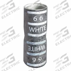 APPROVED VENDOR Open Barrel Splice: 300 kcmil Wire Size, White Code, 3.54 in, Copper Barrel, 66 Die (MPN 22EZ40). Key specifications — Die Code: 66; Brand: APPROVED VENDOR; Color Code: White.