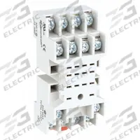 SCHNEIDER Relay Socket: 10 A Rating, DIN-Rail Socket Mounting, 14 Pins, G Socket, Std, Finger Safe (MPN 70-461-1). Key specifications — Brand: SCHNEIDER.