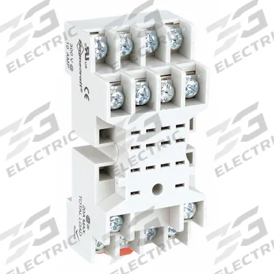SCHNEIDER Relay Socket: 10 A Rating, DIN-Rail Socket Mounting, 14 Pins, G Socket - DIN-Rail Mounted Sockets