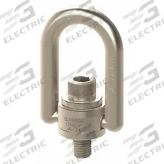 ADB HOIST RINGS Hoist Ring: Pivot/Swivel, Nickel-Plated Steel, M30-3.50, Max. 9,920 lb (MPN EN34105). Key specifications — Brand: ADB HOIST RINGS; Thread Size: M30-3.50; Operation: Pulling.