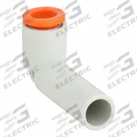 SMC Push-Fit Elbow Fitting: 3/8 in OD x 1/2 in OD Size, Push-to-Connect x Push-to-Connect, Brass (MPN KQ2L11-13A). Key specifications — Brand: SMC.