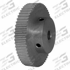 DAYTON Timing Pulley: Modified Curvilinear, Fixed, For GT Timing Belt Section, For 6 mm Belt Wd (MPN 60-3P06-6A4). Key specifications — Brand: DAYTON; Finish: Clear Anodized; For Belt Series: Powerhouse®.