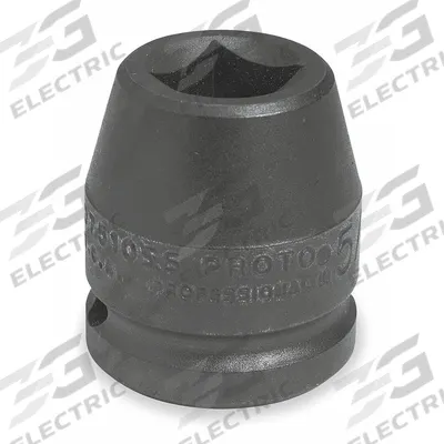 PROTO Impact Socket: 3/4 in Drive Size, SAE, 13/16 in Socket Size, 4-Point, Std - 3/4" Drive Impact Sockets