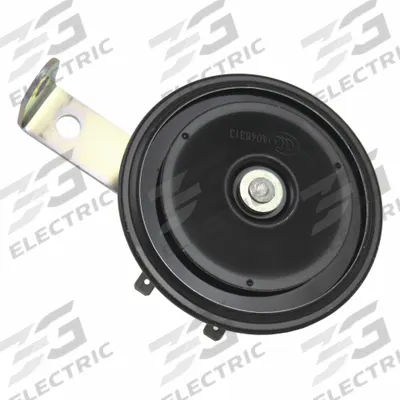FIAMM Electric Horn: 12V DC, Low Tone, Electric, Black, Unfinished - Electric-Powered Horns