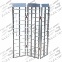 BLACK WIDOW Automotive Loading Ramp: 0.75 ton Load Capacity, Tri-Folding, Aluminum, 60 in Overall Lg (MPN TF-6050-1500A-ATV). Key specifications — For Vehicle Type: ATVs; Ramp Material: Aluminum; Adjustability: Tri-Folding; Brand: BLACK WIDOW.