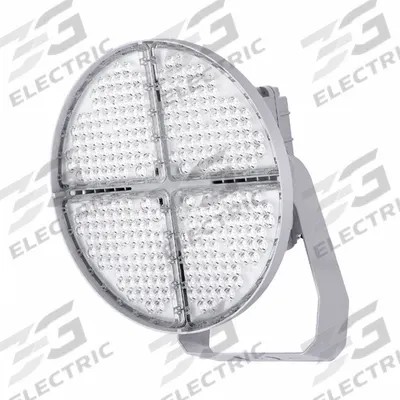 EXO Sports Light: LED, 113,205 lm, 4000K, 740 W, 120 to 277V AC, NEMA 5x5 - LED Parks & Recreation Lights