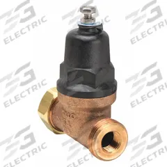 APOLLO Water Pressure Reducing Valve: NPT x Solder, 3/4 in Pipe Size, Bronze, 15 psig to 75 psig (MPN 36ELF11401S). Key specifications — Brand: APOLLO; Low-Lead Compliance: Low-Lead Compliant.