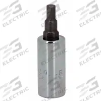 SK PROFESSIONAL TOOLS Socket Bit: 1/4 in Drive Size, Hex Tip, 5/64 in Tip Size, 3 in Overall Lg, SAE (MPN 44305). Key specifications — attr1204765: Replaceable Insert; attr1204767: SK PROFESSIONAL TOOLS.