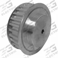 DAYTON Timing Pulley: Trapezoidal, Plain, For T10 Timing Belt Section, For 25 mm Belt Wd, 30 Teeth (MPN 40T10/30-2). Key specifications — Brand: DAYTON; Tooth Profile: Trapezoidal; Finish: Plain.