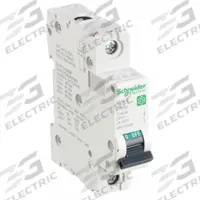 SCHNEIDER IEC Supplementary Protector: 40 A Amps, 60V DC, 14kA at 120/240V AC, Screw Clamp, C60SP, D (MPN M9F23140). Key specifications — Brand: SCHNEIDER; Terminal Connection: Screw Clamp; DC Voltage Rating: 60V DC; Max. AIR Rating: 14kA at 120/240V AC; Series: C60SP; AC Voltage Rating: 240/415V AC; Curve Type: D.