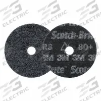 SCOTCH-BRITE Precision Surface Conditioning Disc: 4 in x 5/8 in, Ceramic, Extra Coarse, 100 PK (MPN 7100358861). Key specifications — Series: HD-DH; Brand: SCOTCH-BRITE.