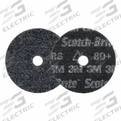 SCOTCH-BRITE Precision Surface Conditioning Disc: 4 in x 5/8 in, Ceramic, Extra Coarse, 100 PK (MPN 7100358861). Key specifications — Series: HD-DH; Brand: SCOTCH-BRITE.