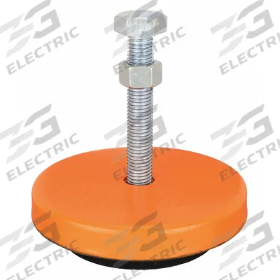 MASON Male-End Leveling Mount: Fixed Stud, 5 in, 1,000 lb Capacity - Vibration-Damping Male Leveling Mounts