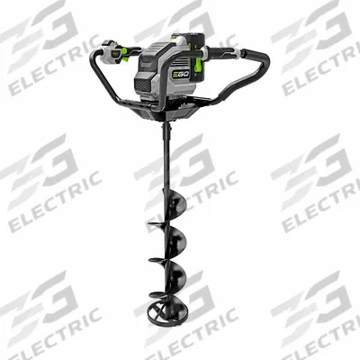 EGO Power Earth Auger: Cordless, Tool Only, 8 in Max Drilling Capacity, 210 RPM Max Speed - Battery-Powered Earth Augers