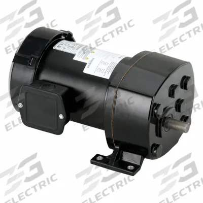 Dayton Gearmotor: Parallel, Single Output Shaft, 3-Phase, TEFC, 87 RPM - Parallel Shaft AC Gearmotors