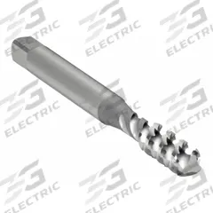 OSG Spiral Flute Tap: #10-32 UNF, 2B, 3 Flute, Bottoming Chamfer, High Speed Steel (MPN 2985500)