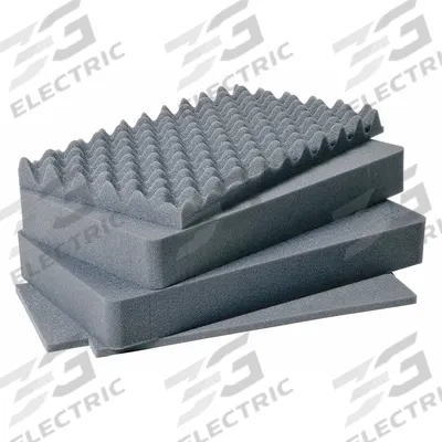 PELICAN Pick N Pluck Foam for 1510: 23 in x 14 in, 9 in Foam Thick - Cubed Pick & Pull Foam Inserts
