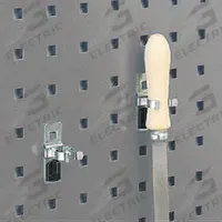 KENNEDY Spring Clip: 2 in x 3/4 in x 2 3/8 in, 10 Hooks, 2 in Hook Dp, Locking Clip, Surface, Silver (MPN 99835). Key specifications — Mounting Type: Surface; Finish: Zinc-Plated; Color: Silver; Accessory Type: Standard Spring Clip; Locking System: Locking Clip; Material: Steel; Brand: KENNEDY.