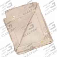 STEINER Welding Blanket: Uncoated Fiberglass, 4 ft Wd, 6 ft Lg, Tan, 18 oz/sq yd Material Wt (MPN 372-4X6). Key specifications — Manufacturer Part Number: 372-4X6; Brand: STEINER.