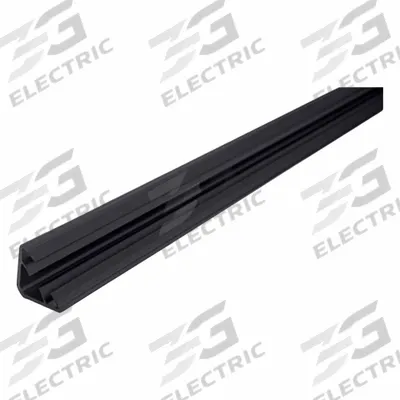 LORIENT Smoke and Draft Seal: Fin, Self-Adhesive Mounting, Std, Flex Elastomer/Rigid PVC - Fire & Smoke Perimeter Door Seals & Gaskets