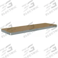 TENNSCO Shelf: 84 in x 18 in, 1,500 lb Load Capacity, Particleboard, Gray, Shelf (MPN ZLES-8418D). Key specifications — Decking Material: Particleboard; Includes: (4) Beams; Decking Finish: Unfinished; Shelf Configuration: Single Straight; Color: Gray; Frame Material: Steel; Brand: TENNSCO; Frame Finish: Zinc Plated.