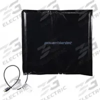 POWERBLANKET Ground Thaw Blanket: Ground Thawing, 2 ft x 2 ft, 2 ft Wd, 2 ft Lg, 5/8 in Thick, 95 W (MPN EH0202). Key specifications — Brand: POWERBLANKET; Color: Black; Product Type: Ground Thawing; Standards: ETL; Wattage Output: 95 W; Voltage: 120V AC.