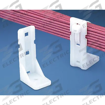 PANDUIT Cable Tie Mount: Miniature, Intermediate and Std Cable Ties, Natural, 0.72 in Wd - Stand-Off Cable Tie Mounts